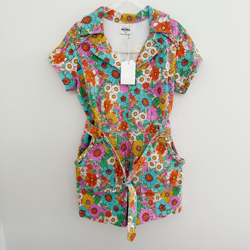 Show Me Your MuMu | Outlaw Romper Flower Market | Size 1X